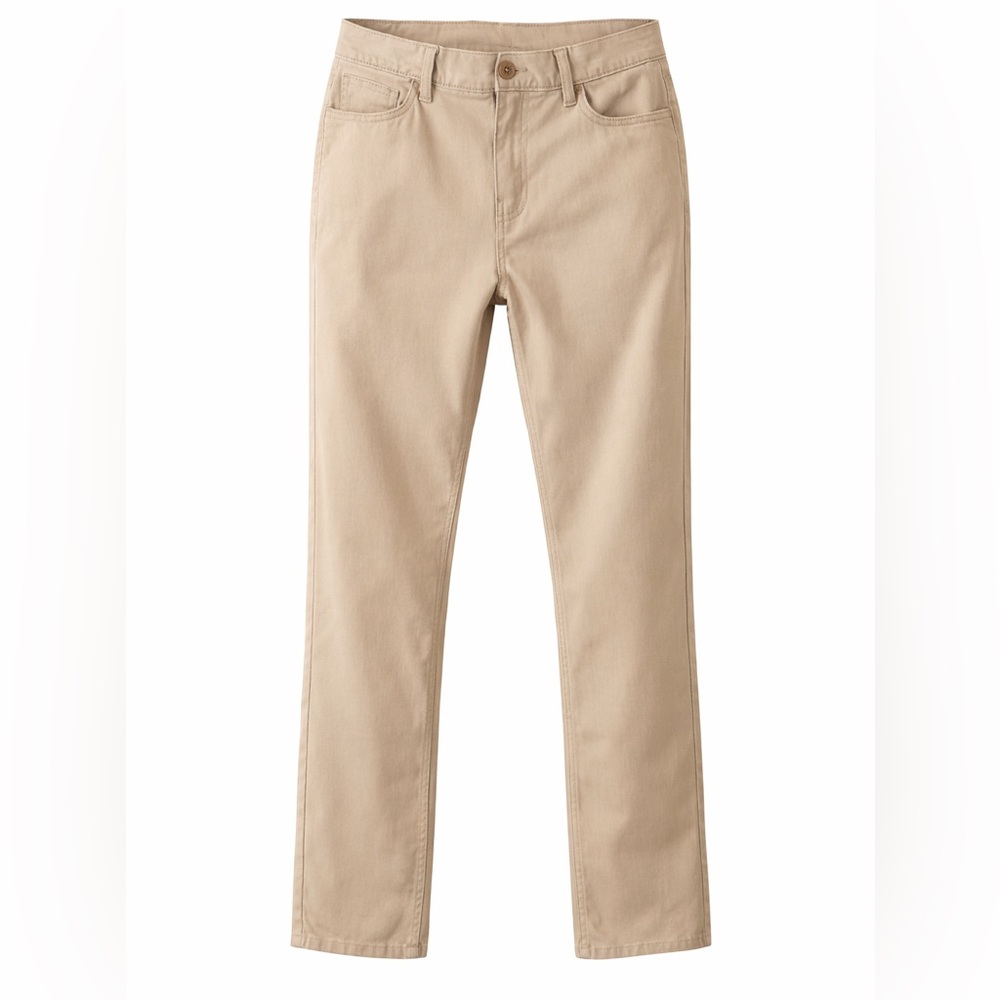 Nautica School Uniform Khaki Pants Size 16 Husky Stretch Cotton Boys Unisex